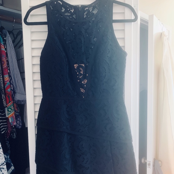 BCBGMaxAzria Dresses & Skirts - BCBG Black Lace Tier Dress BCBGMaxAzria Dresses & Skirts - BCBG Black Lace Tier Dress